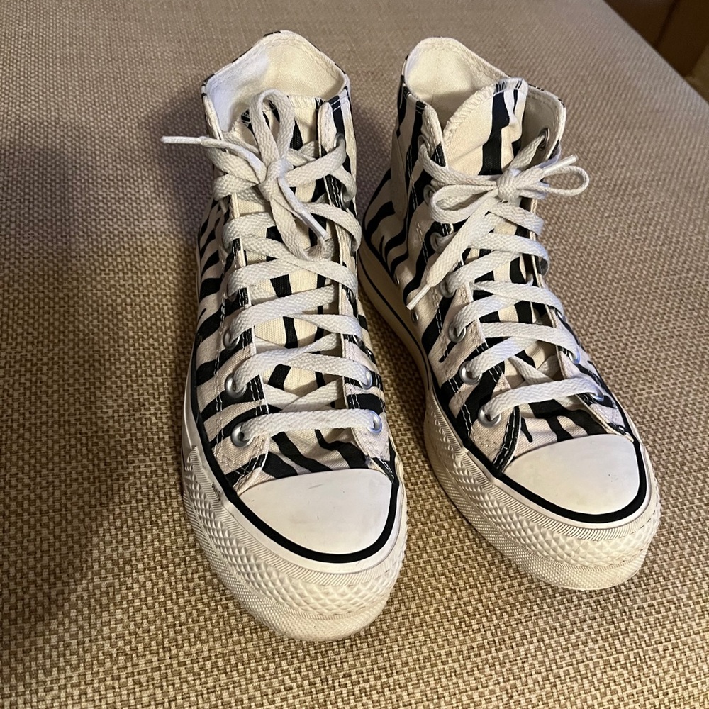 Black and White Converse